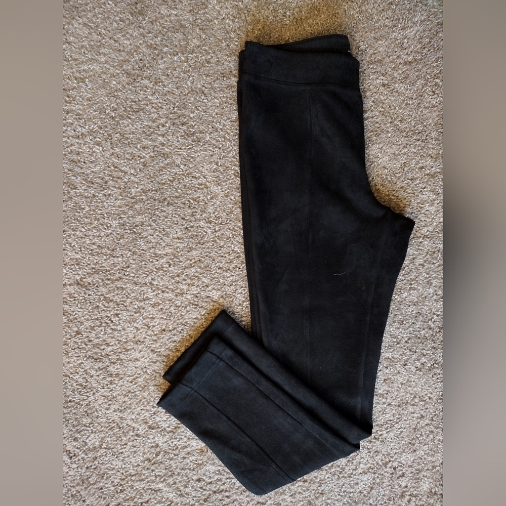 Andrew Marc Faux Suede Micro suede Pants Women's Medium - Picture 1 of 8